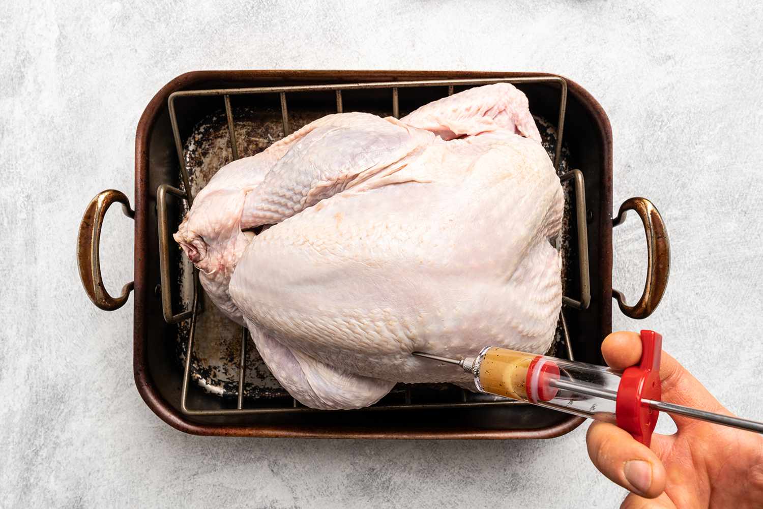 Injecting Turkey With Butter