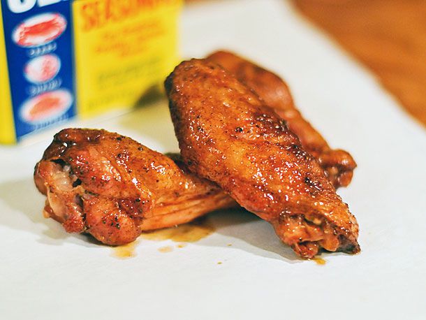 Old Bay Dry Rub Wings