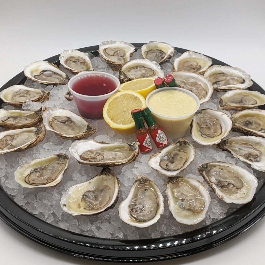 Oysters on a Plate