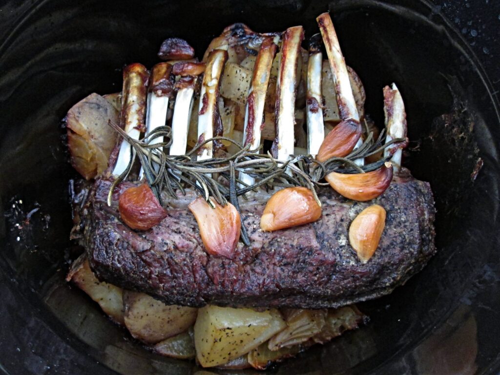 Slow Cooker Rack of Lamb