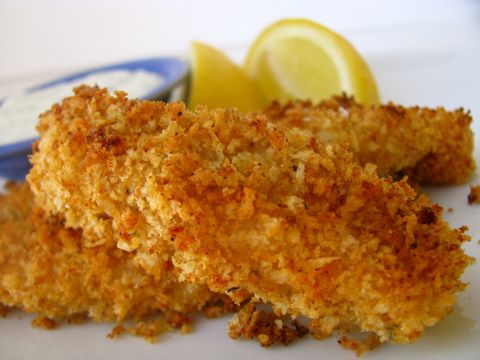 Yogurt Mustard-Coated Baked Fish